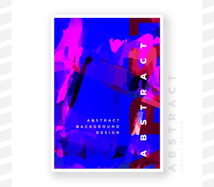 Vector abstract watercolor background book cover poster or brochure cover design