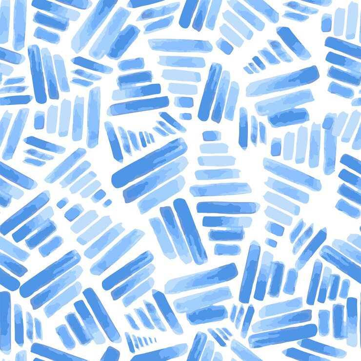 Abstract watercolor seamless pattern brush strokes