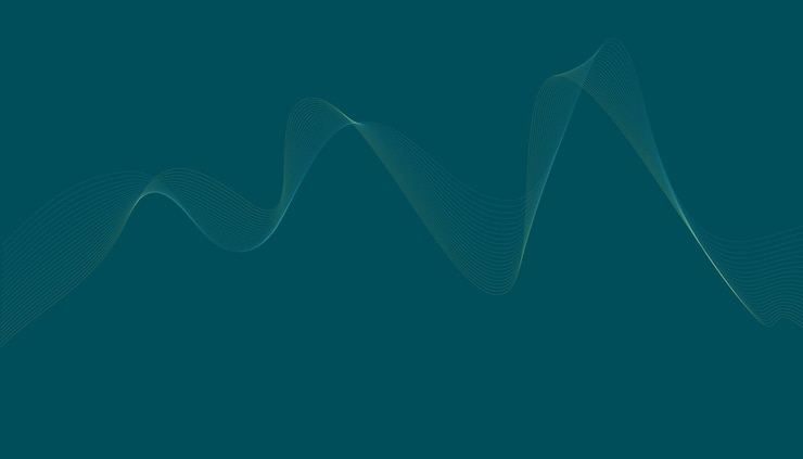 Vector abstract wave background colorful gradient