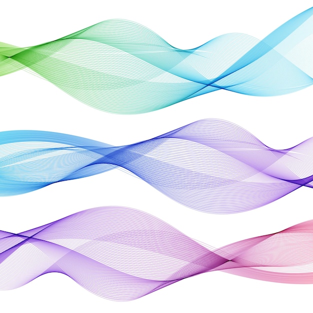 Abstract waves background, waved lines for brochure, website, flyer design. Transparent lines