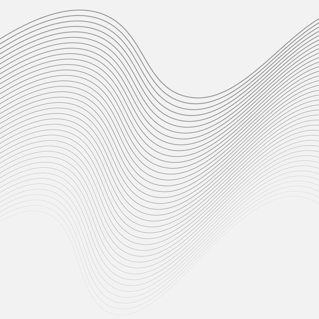Abstract wavy line background dynamic sound wave wavy pattern stylish line design