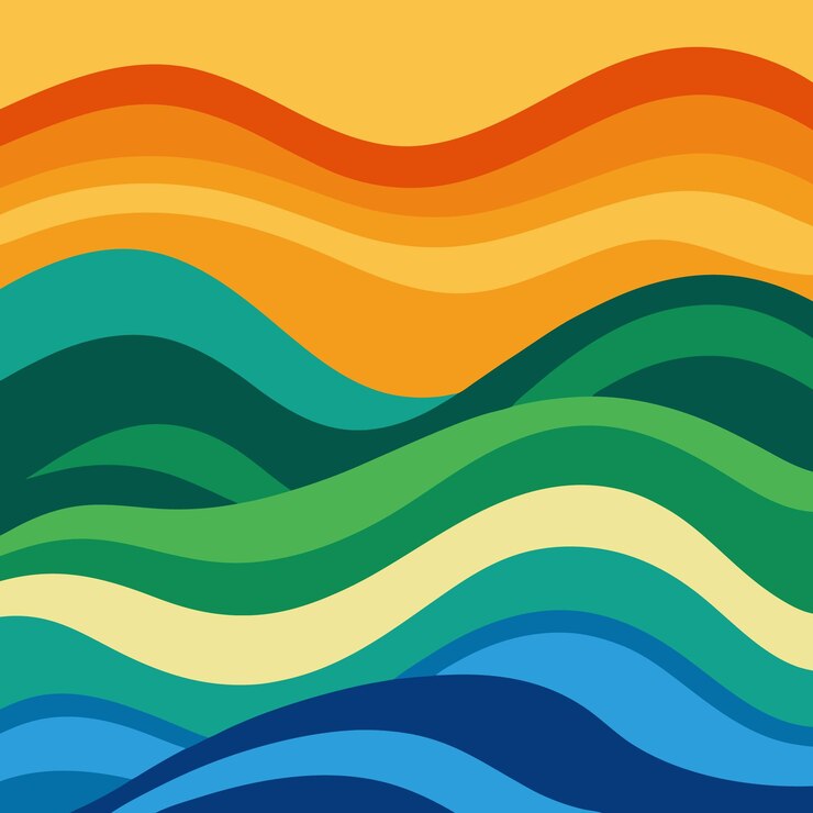 Abstract Wavy Pattern for Creative Backgrounds