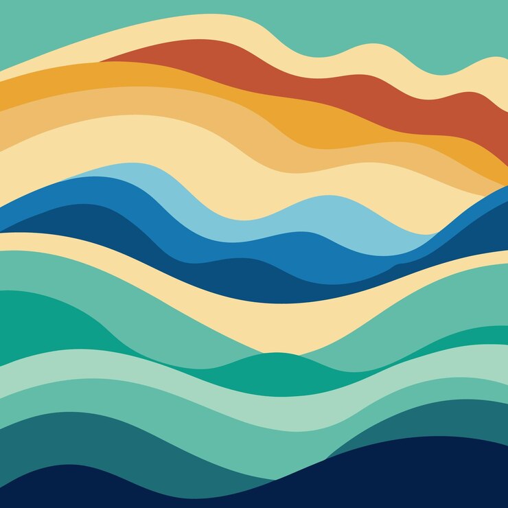 Abstract Wavy Pattern for Creative Backgrounds
