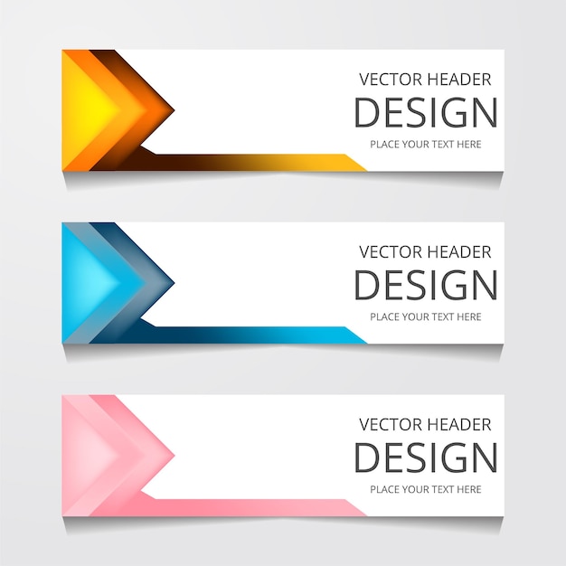 abstract web banner design background or header templates