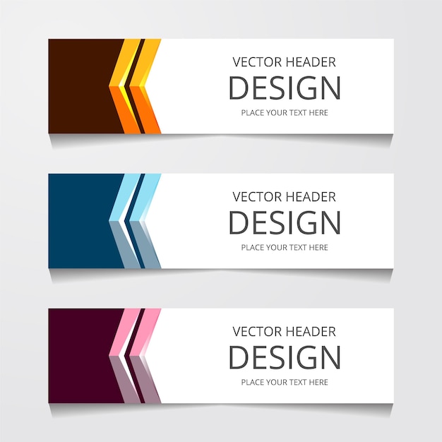 abstract web banner design background or header templates