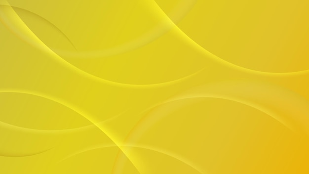 Abstract Yellow Curves Background