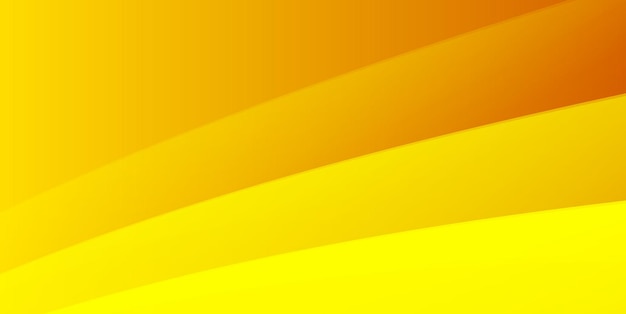 Abstract yellow geometric cover background bright layers fading in space empty
