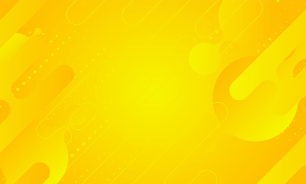 abstract yellow orange colorful template banner with gradient color and small polka dot technology background design with liquid shape vector design