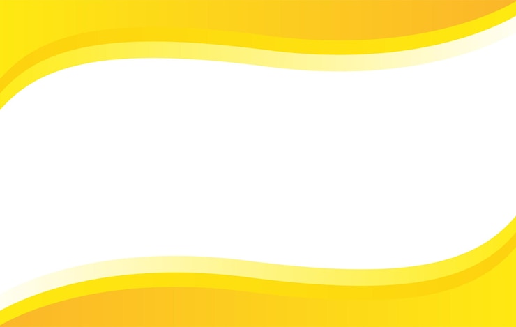 Vector abstract yellow white wave background design template