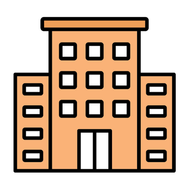 Accomodation Vector Illustration Style