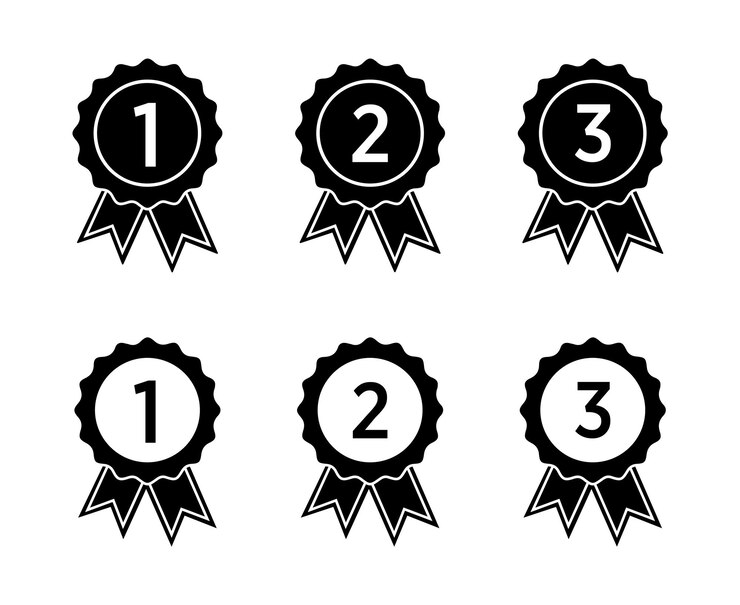 Achievement icon First second third place winner