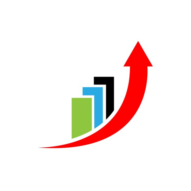 acounting financial and vector design logo
