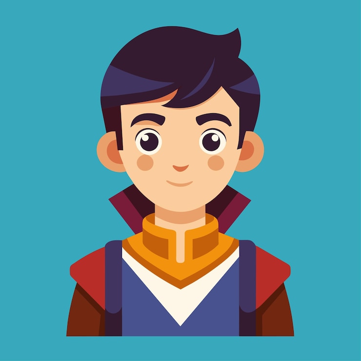 Vector actor vector character illustration in flat style