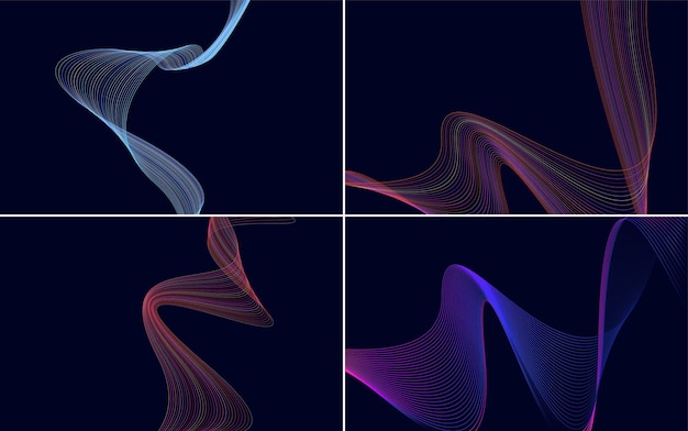 add visual interest to your design with this pack of vector backgrounds