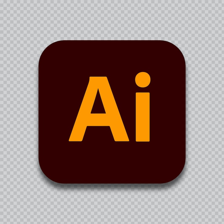 Vector adobe illustrator software icon eps