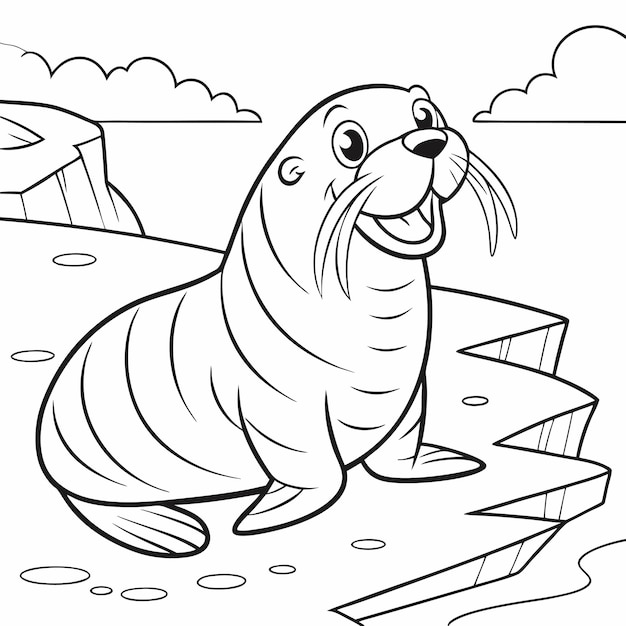 Adorable Arctic Walrus