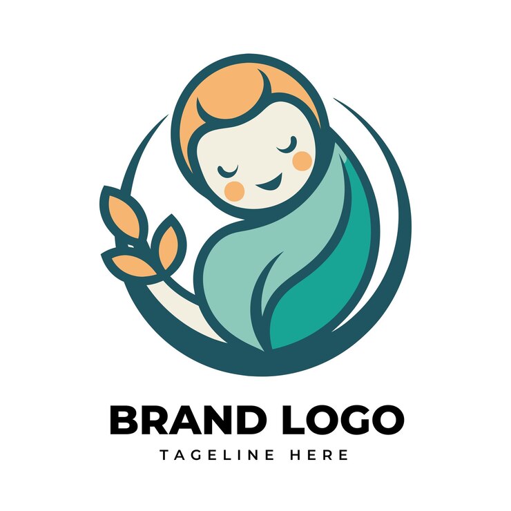 Adorable Baby Logo Template for Branding