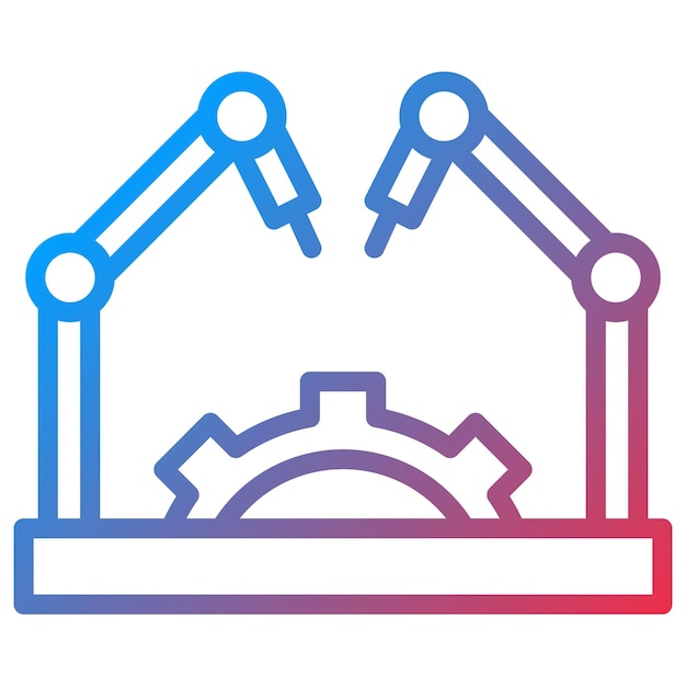 Advanced Robotics icon vector image Can be used for Industry