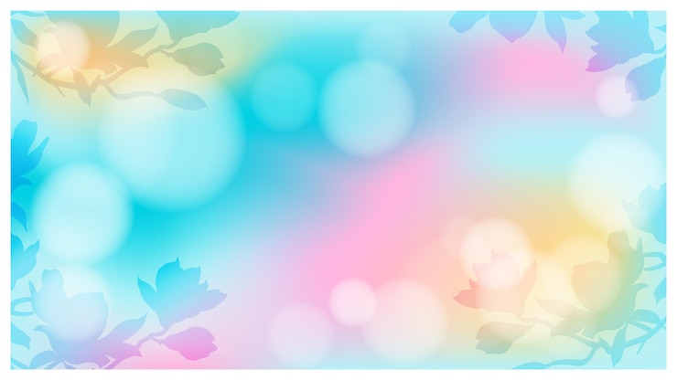 Vector advertising blue spring background abstract