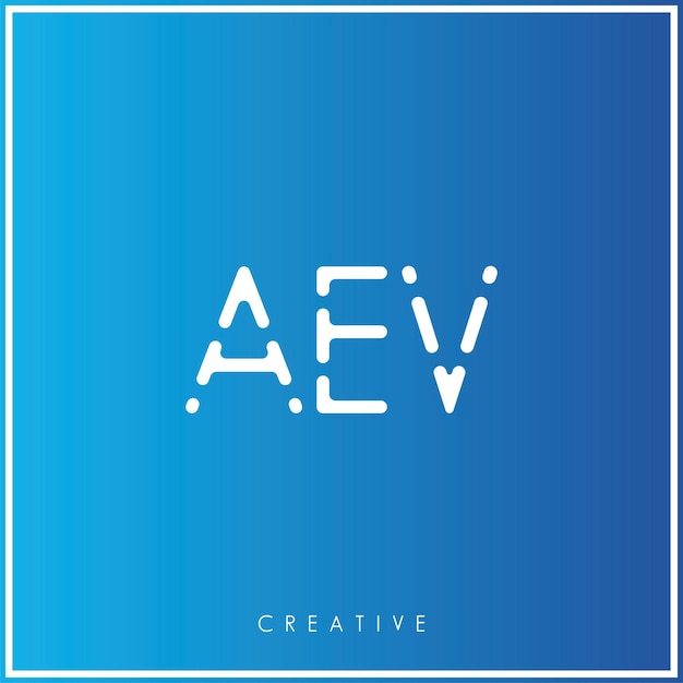 aev creative vector latter logo design minimal latter logo premium vector illustration monogram