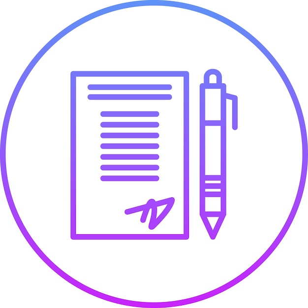 Agreement vector icon illustration of Communications iconset
