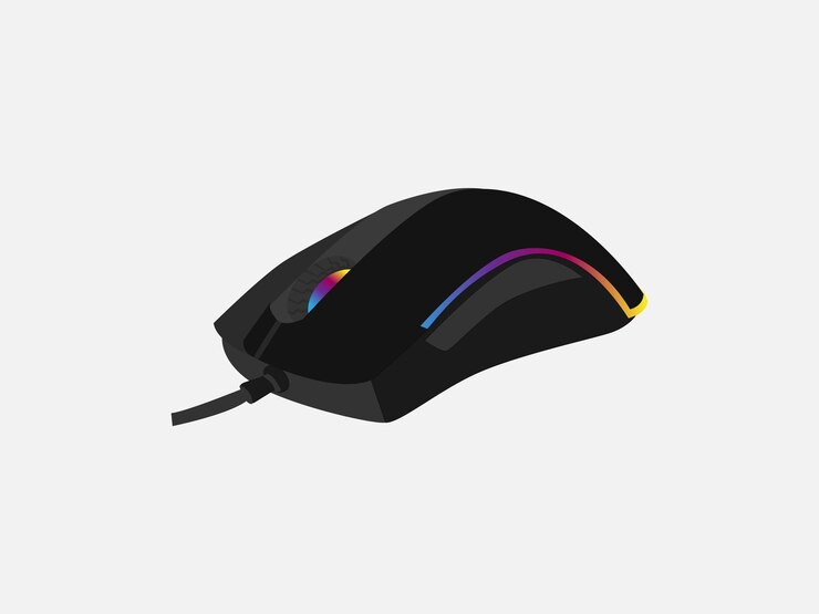 Vector alas mouse komputer perangkat input