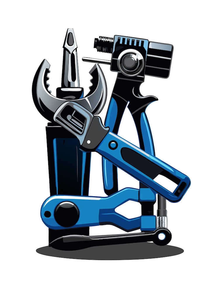 Vector alat ilustrasi grafik vektor format file sumber eps penskalaan lossless desain ikon