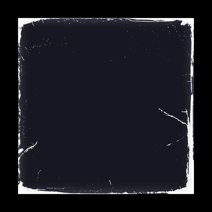 Vector album paper cover with worn dirty scratches effect grunge texture mockup for retro cd vinyl distress