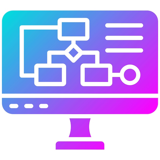 algorithm vector illustration style