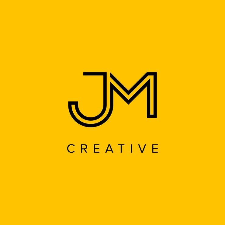 Vector alphabet letters jm mj creative luxury logo initial based monogram icon vector elements