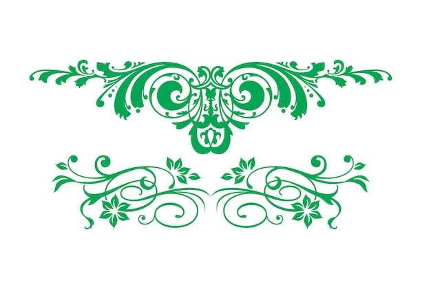 Alpona design elements vector illustration