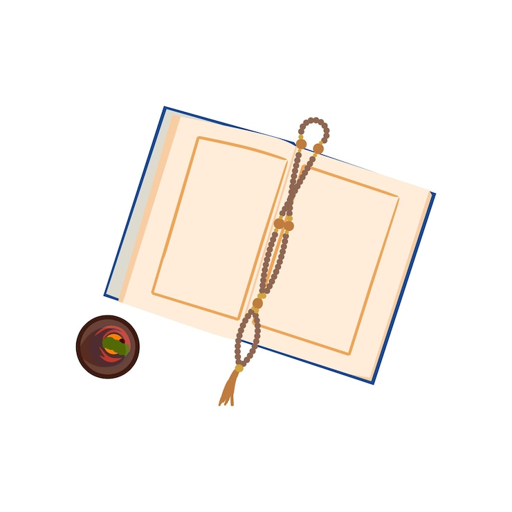 Vector alquran clipart drawing