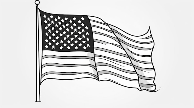American flag pattern vector background