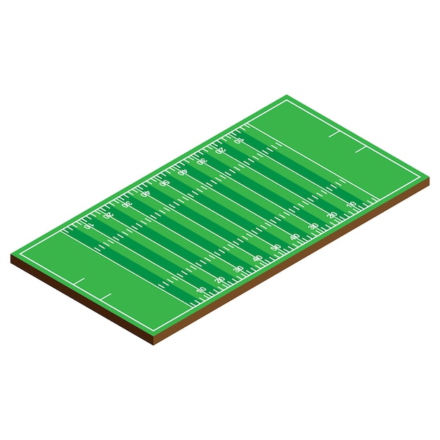 American Football Field 3D