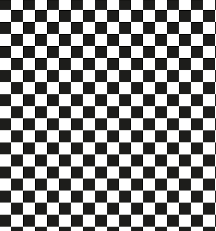 Vector an abstract seamless black and white checkered pattern vector geometrical chess board wallpaper