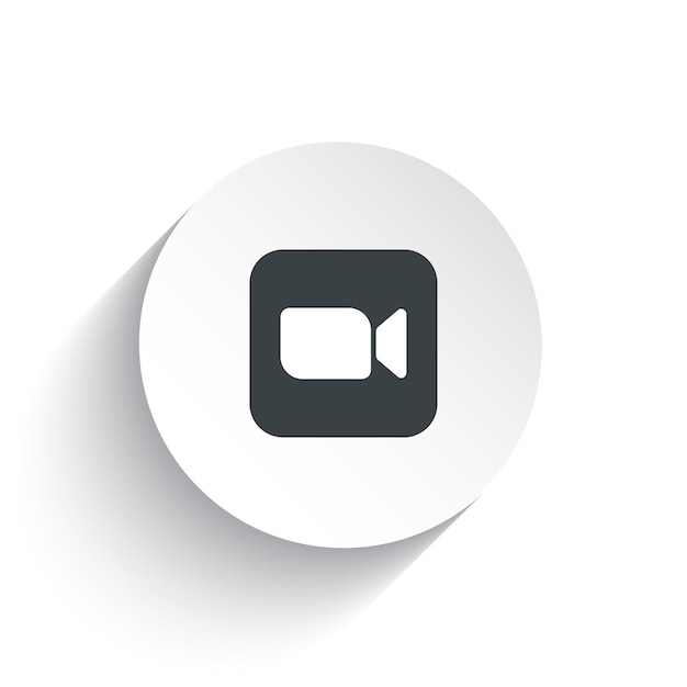 An icon zoom with the circle background plus the shadow behind of it