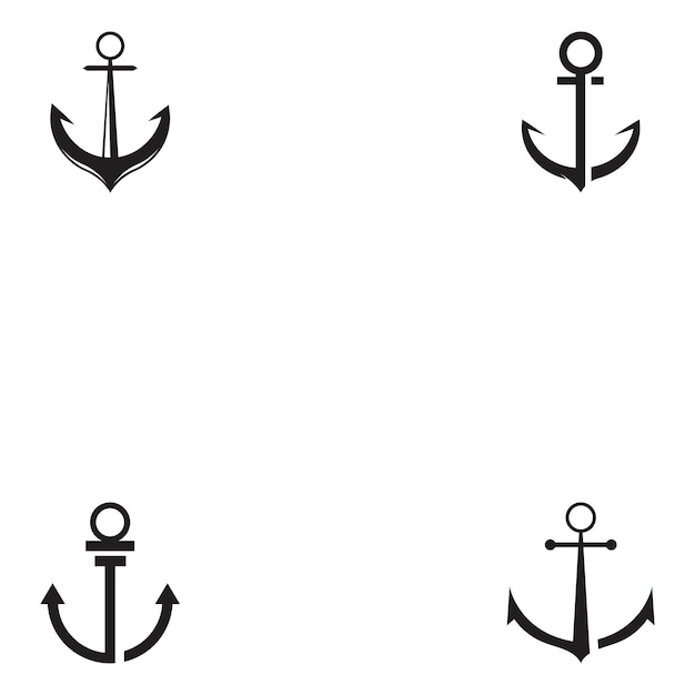 anchor icon vector illustration