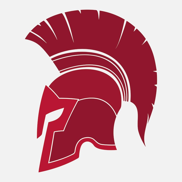 Vector ancient roman helmet vector icon2