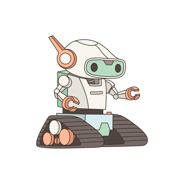 Vector android robot.