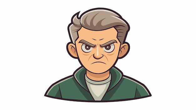 angry angry man with a angry expression