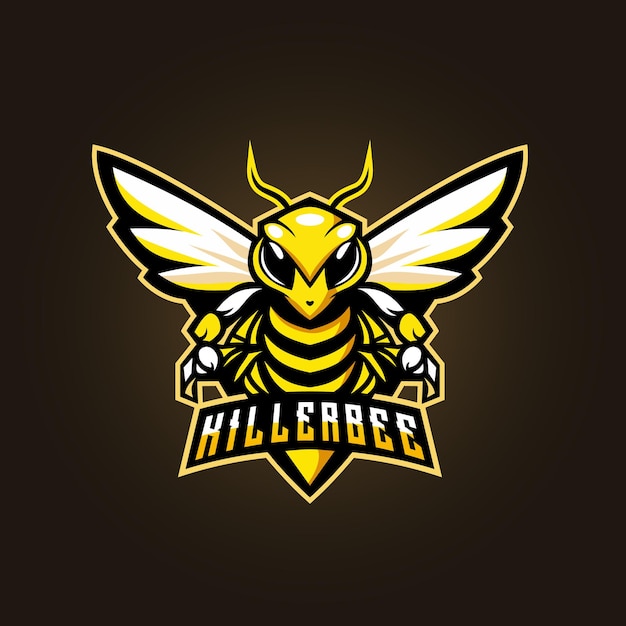 Angry Bee esport logo character