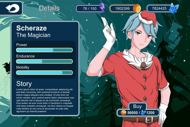 anime game gui