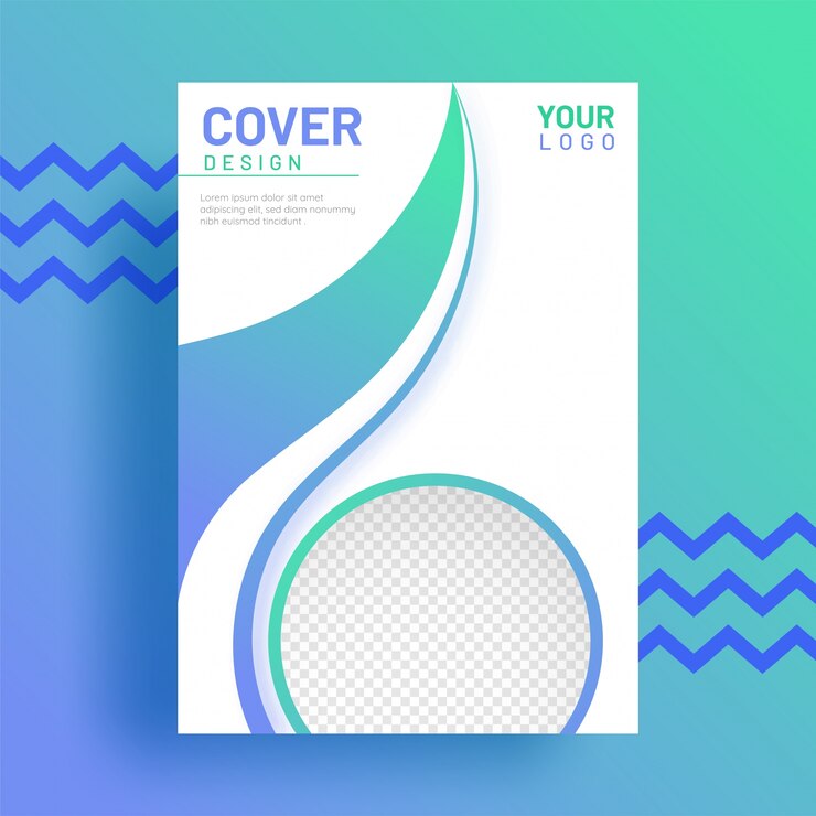Vector annual cover design