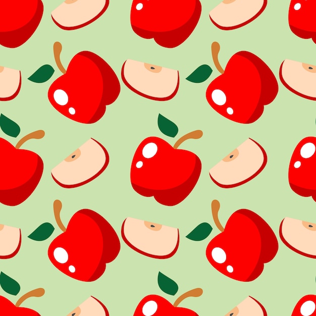 Apple seamless pattern 