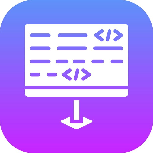 Application Coding vector icon illustration of Seo and Web iconset