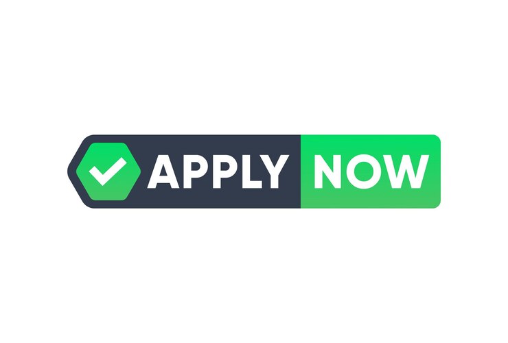 Vector apply now button template vector design