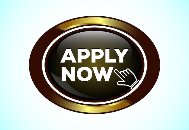 Apply now web button Suitable for mobile app and website UI design