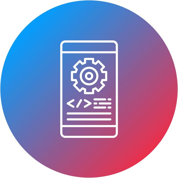 apps development icon vector image can be used for startup