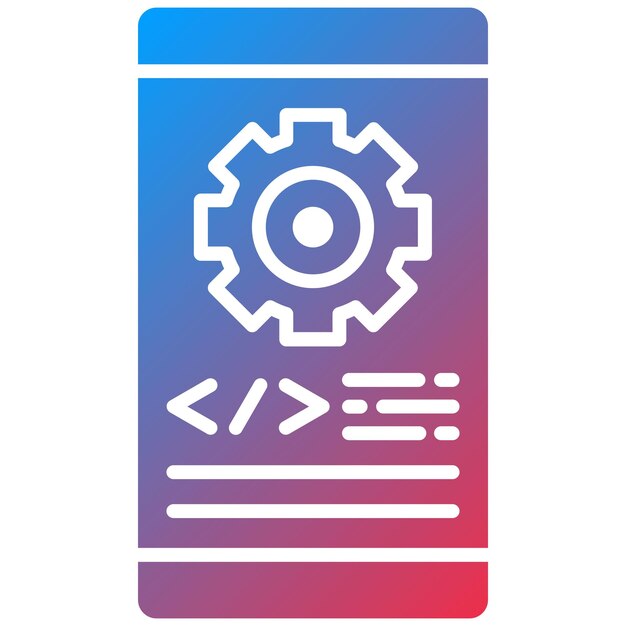 apps development icon vector image can be used for startup