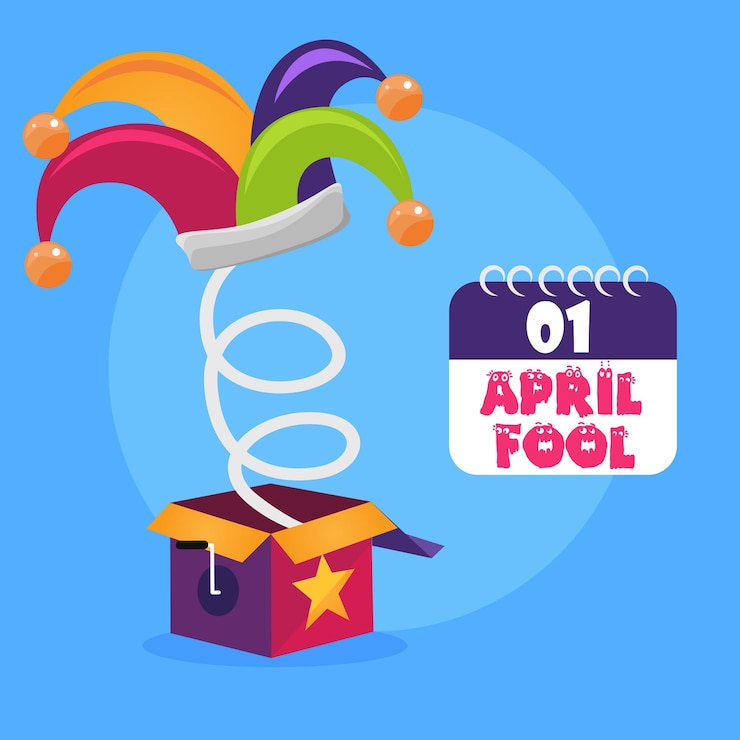 Vector april fool day7
